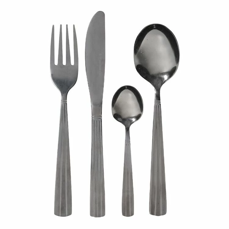 Smith & Nobel Soho 24-Piece Cutlery Set Black 4 Smith & Nobel Soho 24-Piece Cutlery Set Black - Image 2