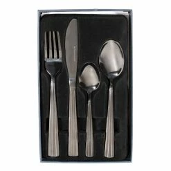 Smith & Nobel Soho 24-Piece Cutlery Set Black 7 Smith & Nobel Soho 24-Piece Cutlery Set Black -Deals Cutlery Store SP 615814