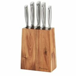 Stanley Rogers Tapered Vertical 6-Piece Knife Block