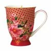 Maxwell & Williams Teas And Cs Silk Road Footed Mug 300mL Red Gift Boxed -Deals Cutlery Store SP 618200