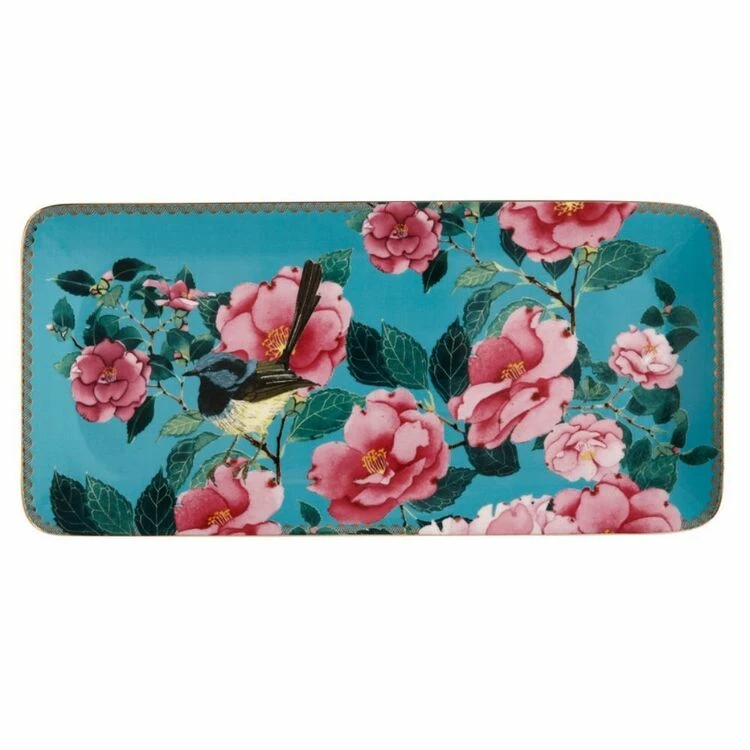 Maxwell & Williams T+C Silk Road Rectangular Platter 33 X 15 Cm Aqua 3 Maxwell & Williams T+C Silk Road Rectangular Platter 33 X 15 Cm Aqua