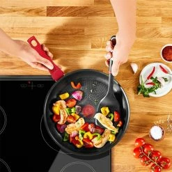 Tefal Daily Chef Red Induction Non-Stick Frypan 24cm -Deals Cutlery Store SP 620503 3