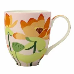 Maxwell & Williams Royal Botanic Gardens Lotus Mug 350mL Pink Gift Boxed