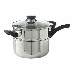 Smith & Nobel Traditions Stainless Steel 2 Piece 20cm Steamer Set
