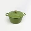 Smith & Nobel Luxe Cast Iron Casserole Green 5L -Deals Cutlery Store SP 630156