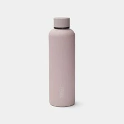 Mozi Soft Touch Stainless Steel Drink Bottle 500mL Pink