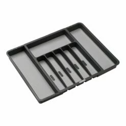 Madesmart Expandable Cutlery Tray Granite
