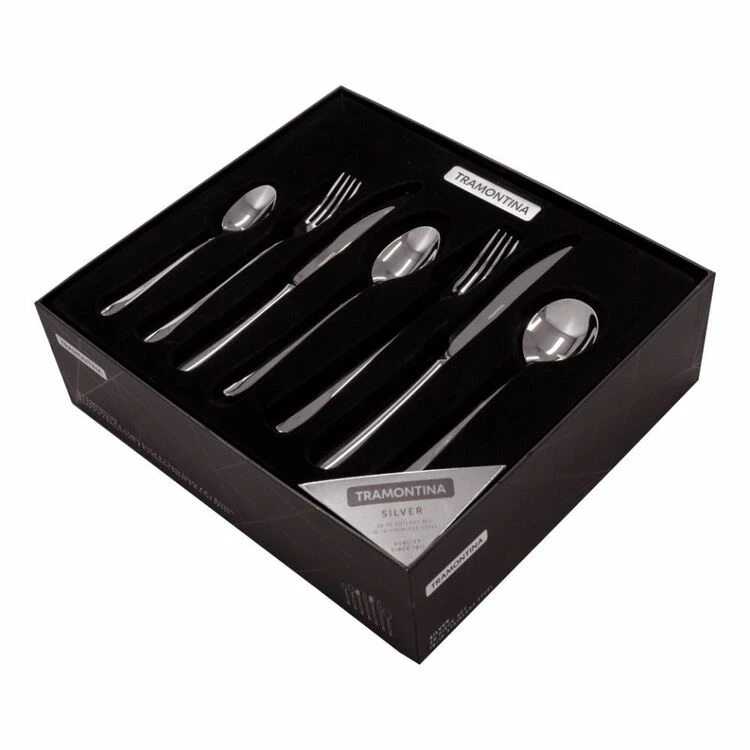 Tramontina Silver 56 Piece 18/10 Cutlery Set 3 Tramontina Silver 56 Piece 18/10 Cutlery Set