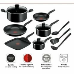 Tefal Essential Non-Stick 6Pc Cookset -Deals Cutlery Store BP643700 nc 4