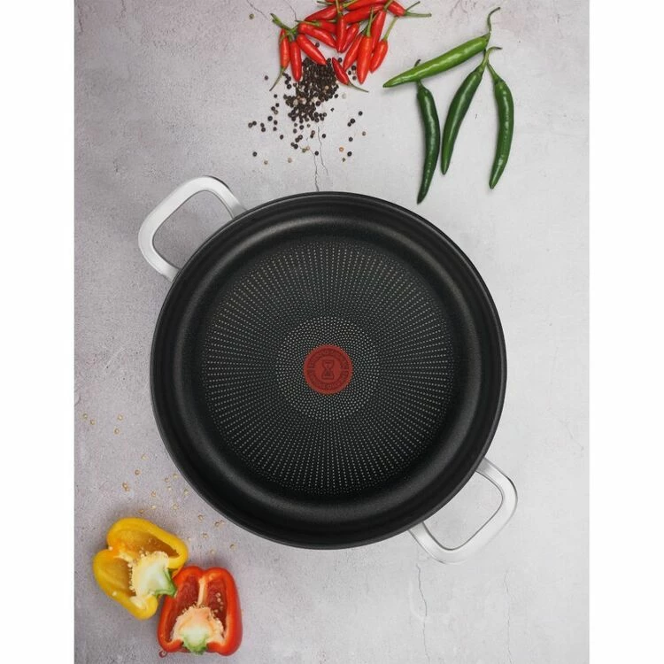 Tefal Premium Specialty Hard Anodised Induction Chef Pan With Lid 30 Cm 6 Tefal Premium Specialty Hard Anodised Induction Chef Pan With Lid 30 Cm - Image 4