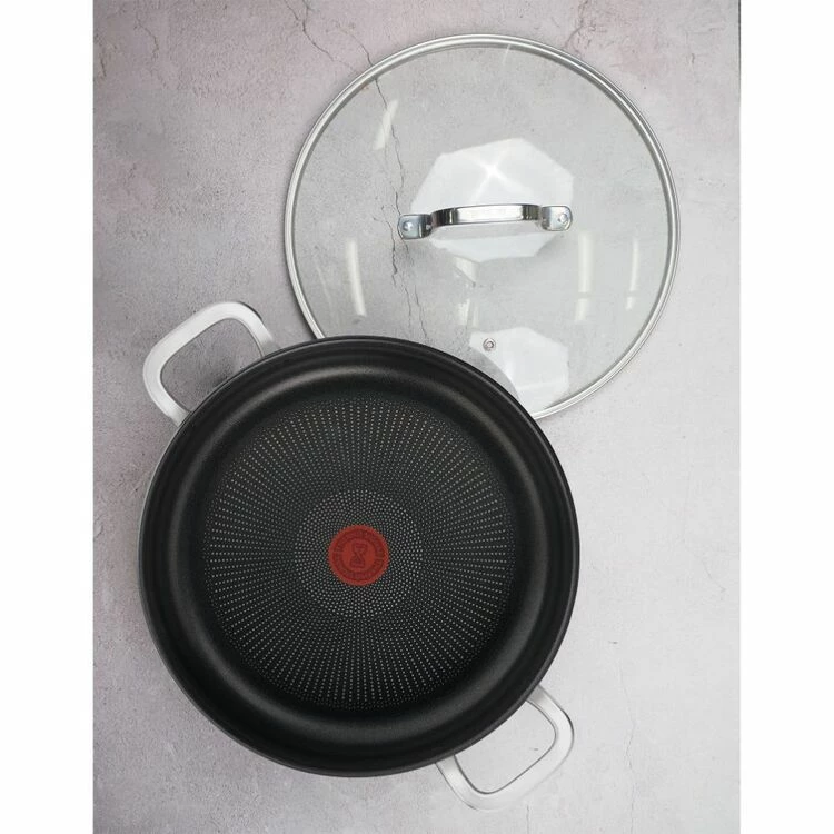 Tefal Premium Specialty Hard Anodised Induction Chef Pan With Lid 30 Cm 4 Tefal Premium Specialty Hard Anodised Induction Chef Pan With Lid 30 Cm - Image 2