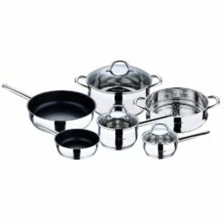 Bergner Gourmet Stainless Steel 6 Piece Cookset -Deals Cutlery Store BP644474 nc