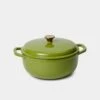 Smith & Nobel Luxe Cast Iron Casserole 6L Green -Deals Cutlery Store BP646781 nc